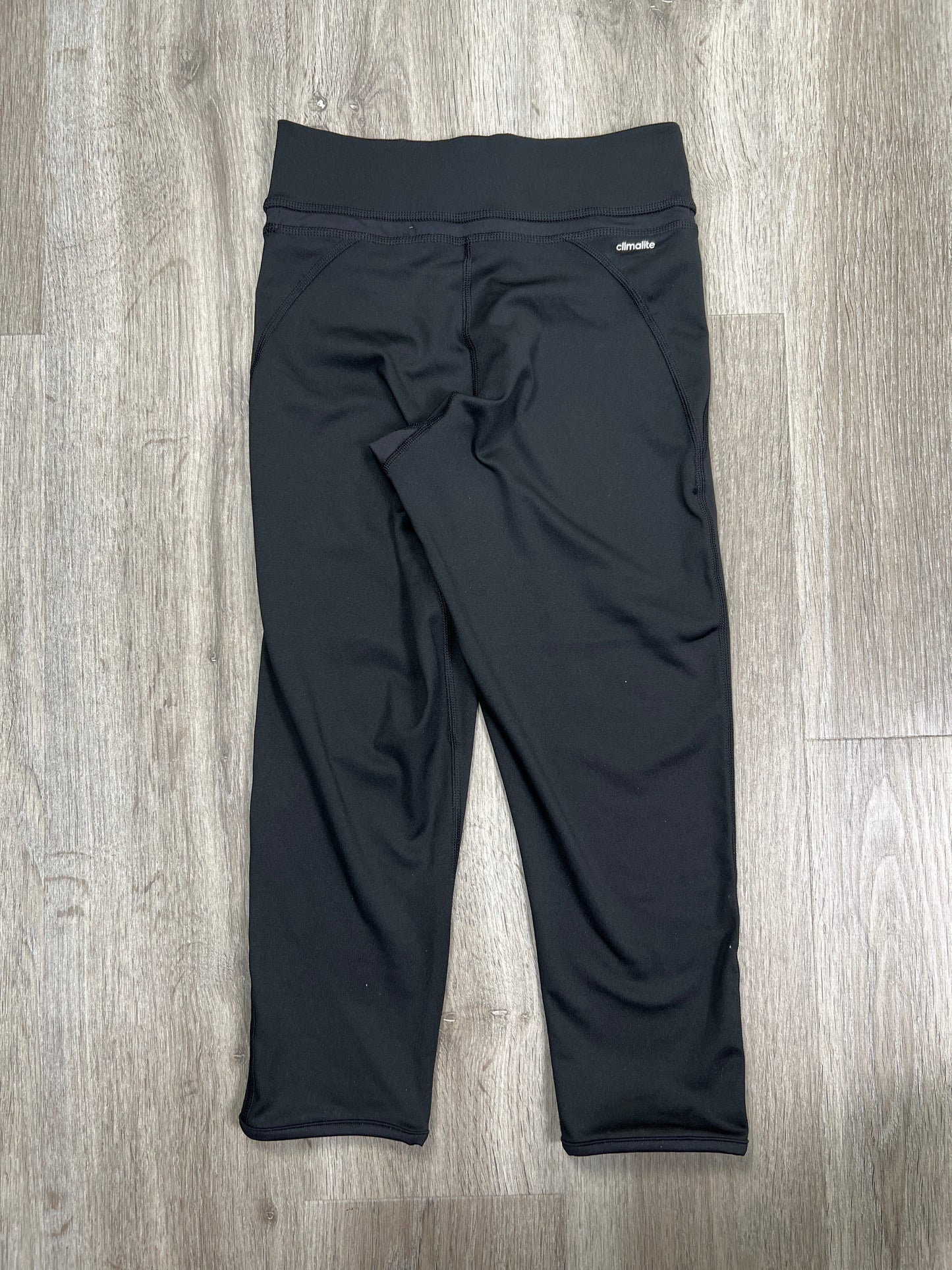 Black Athletic Capris Adidas, Size Xs