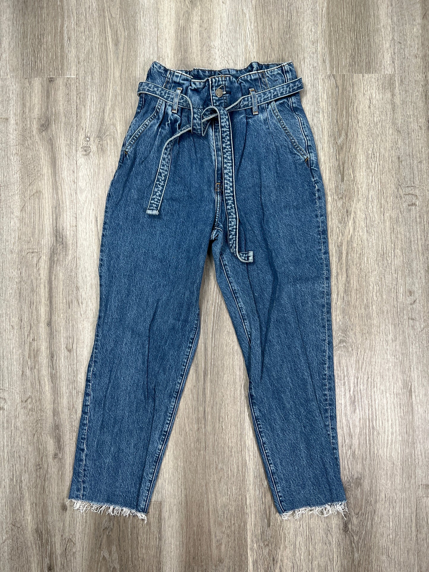 Jeans Boyfriend By Abercrombie And Fitch In Blue Denim, Size: 4