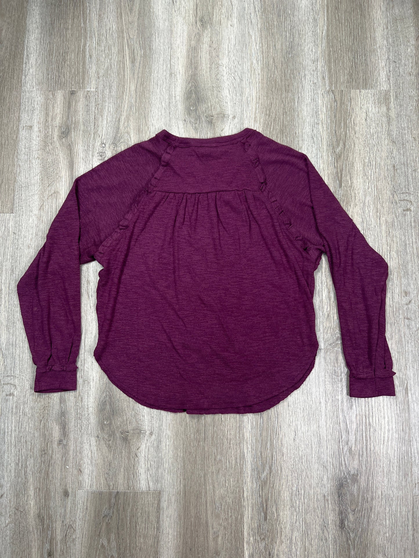 Top Long Sleeve By Pilcro In Purple, Size: Xs