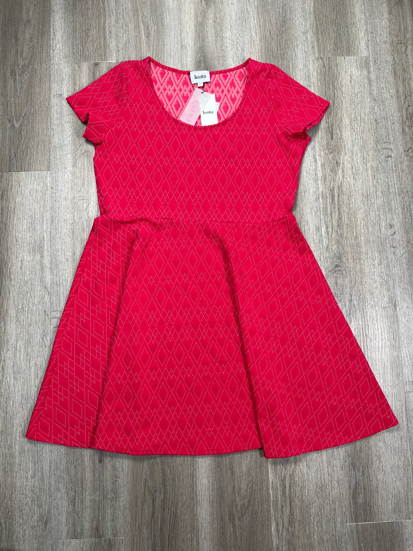 Dress Casual Midi By Leota In Red, Size: 2x