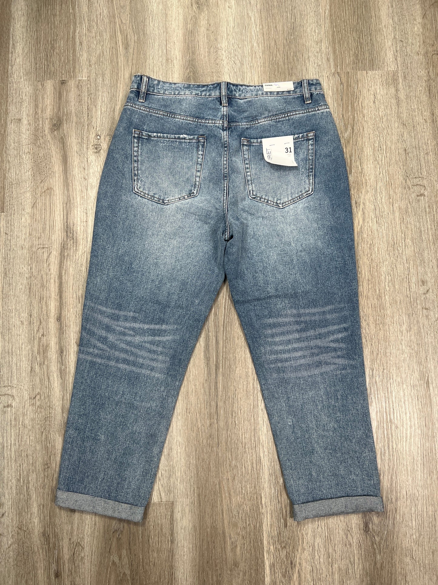 Jeans Straight By Vervet In Blue Denim, Size: 12