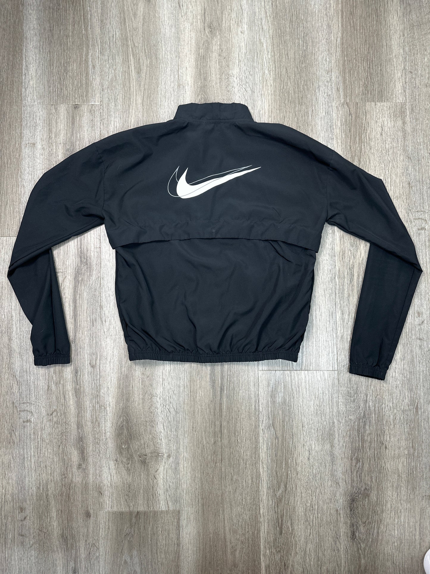 Athletic Jacket By Nike Apparel In Black, Size: S