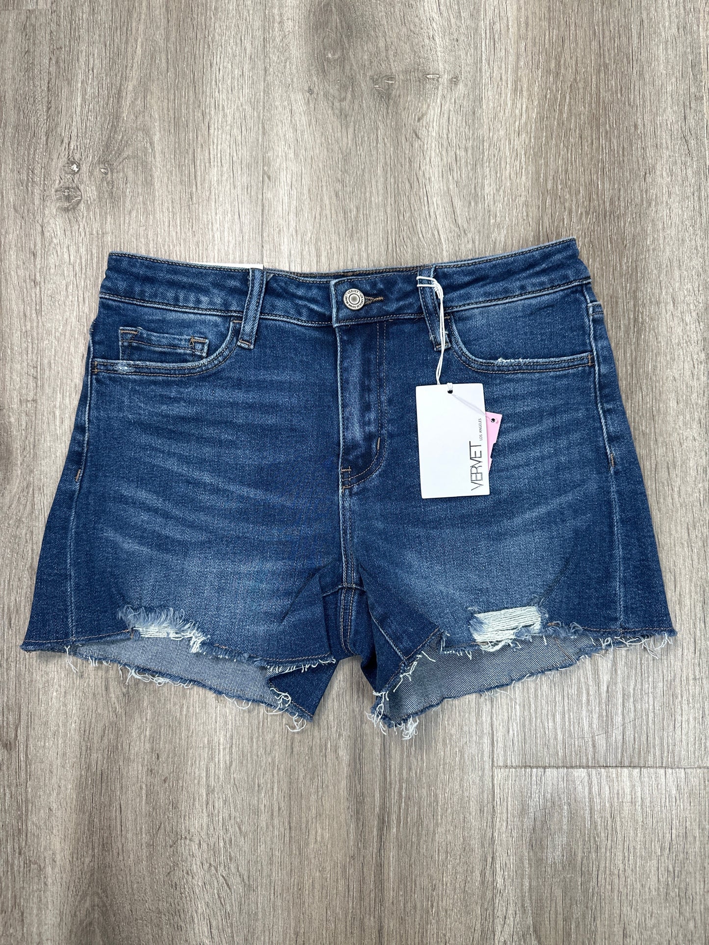 Shorts By Vervet In Blue Denim, Size: M