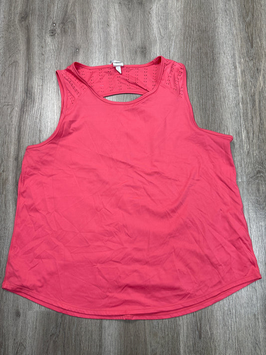 Athletic Top Short Sleeve By Members Mark In Pink, Size: Xl