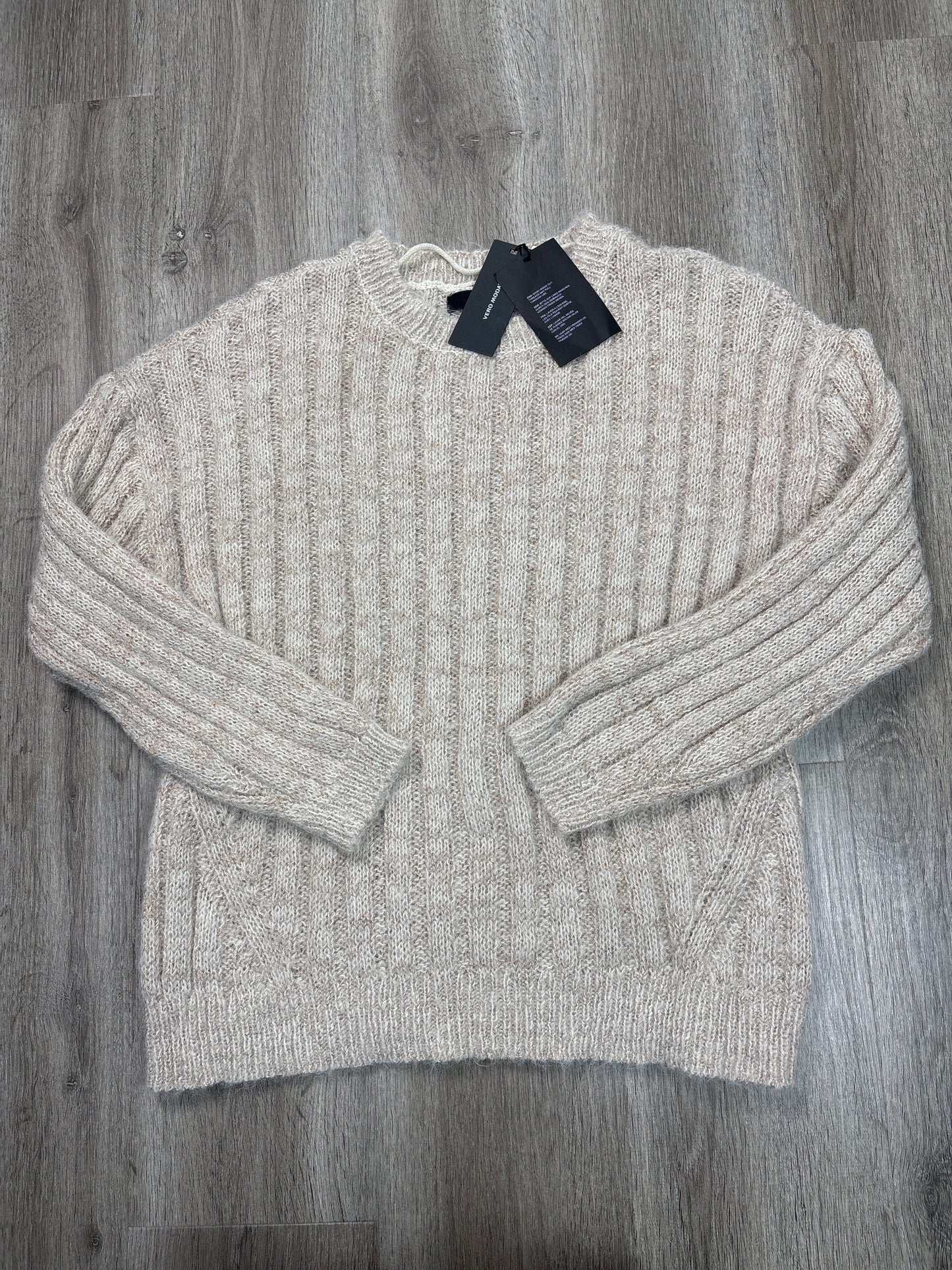 Sweater By Vero Moda In Beige, Size: Xl