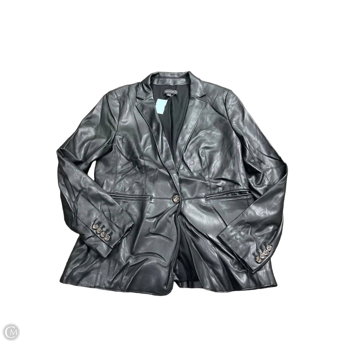 Blazer By Ann Taylor In Black, Size: M