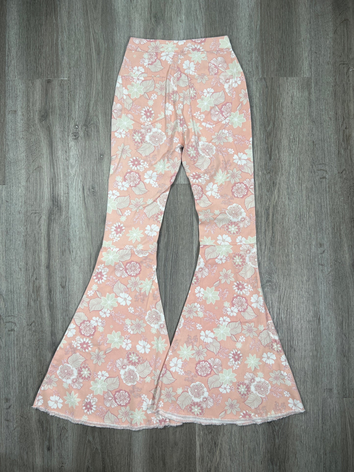 Floral Print Jeans Flared Altard State , Size 0