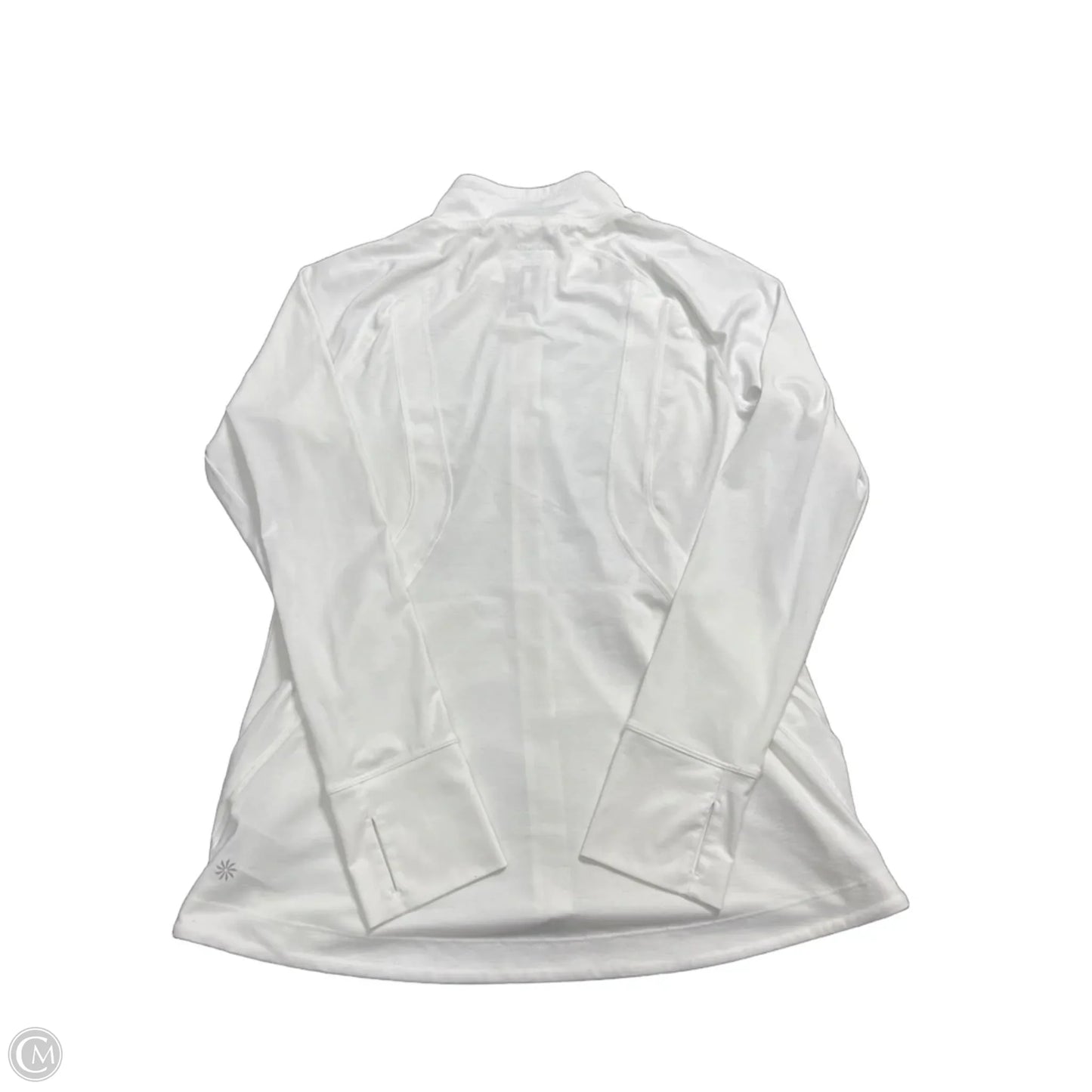 Athletic Jacket By Athleta In White, Size: L