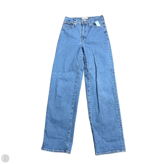 Jeans Wide Leg By Madewell In Blue Denim, Size: 6l