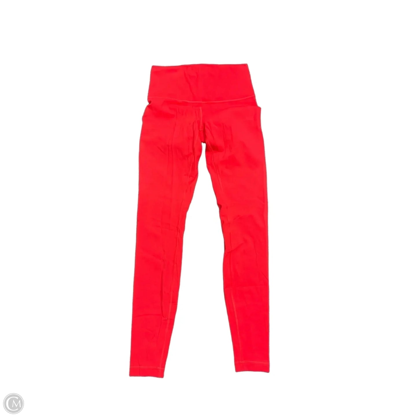 Athletic Leggings By Lululemon In Red, Size: S