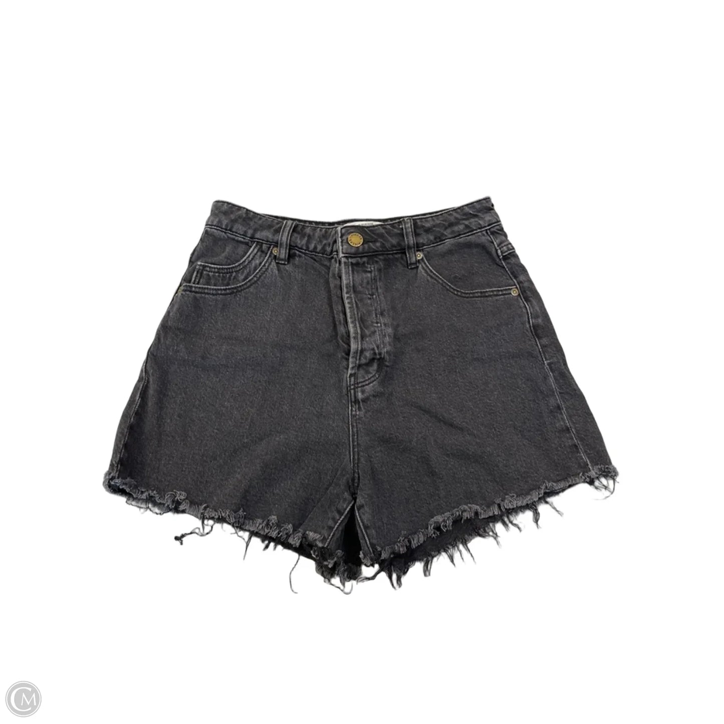Shorts By Rollas In Black Denim, Size: S