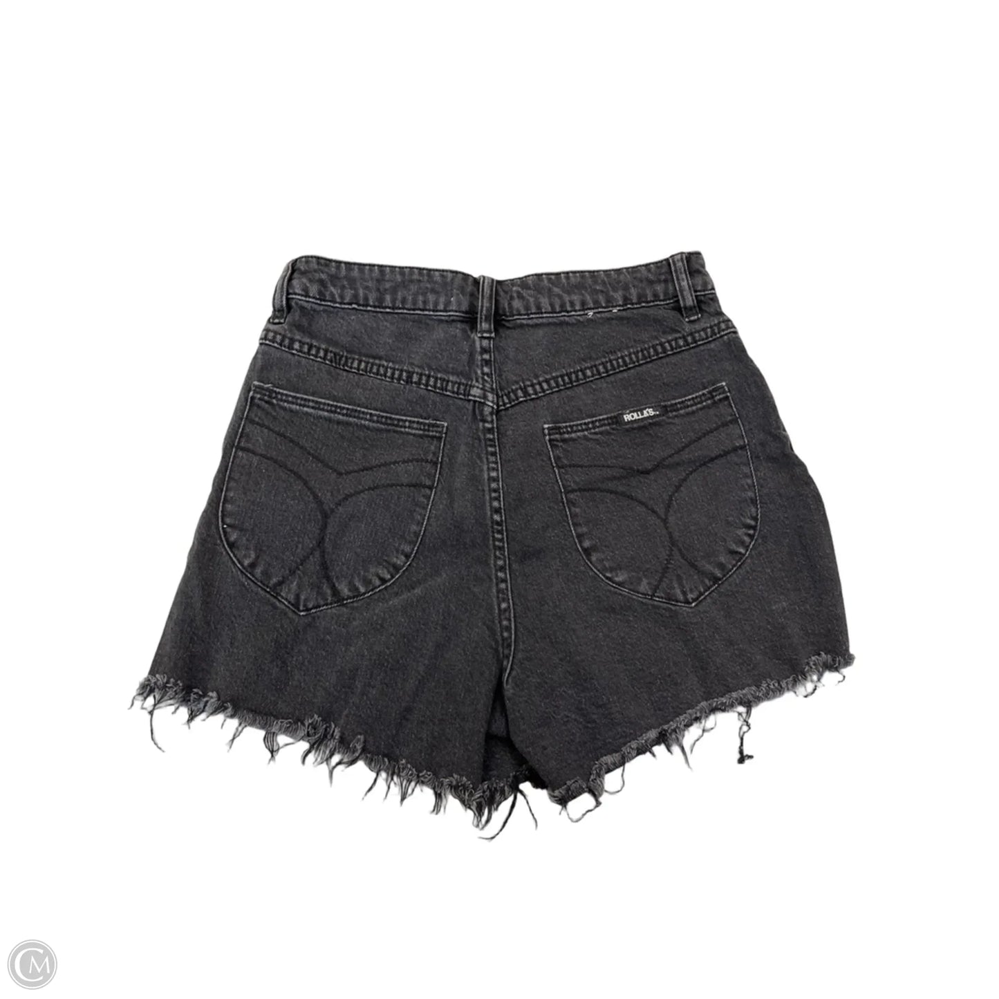 Shorts By Rollas In Black Denim, Size: S