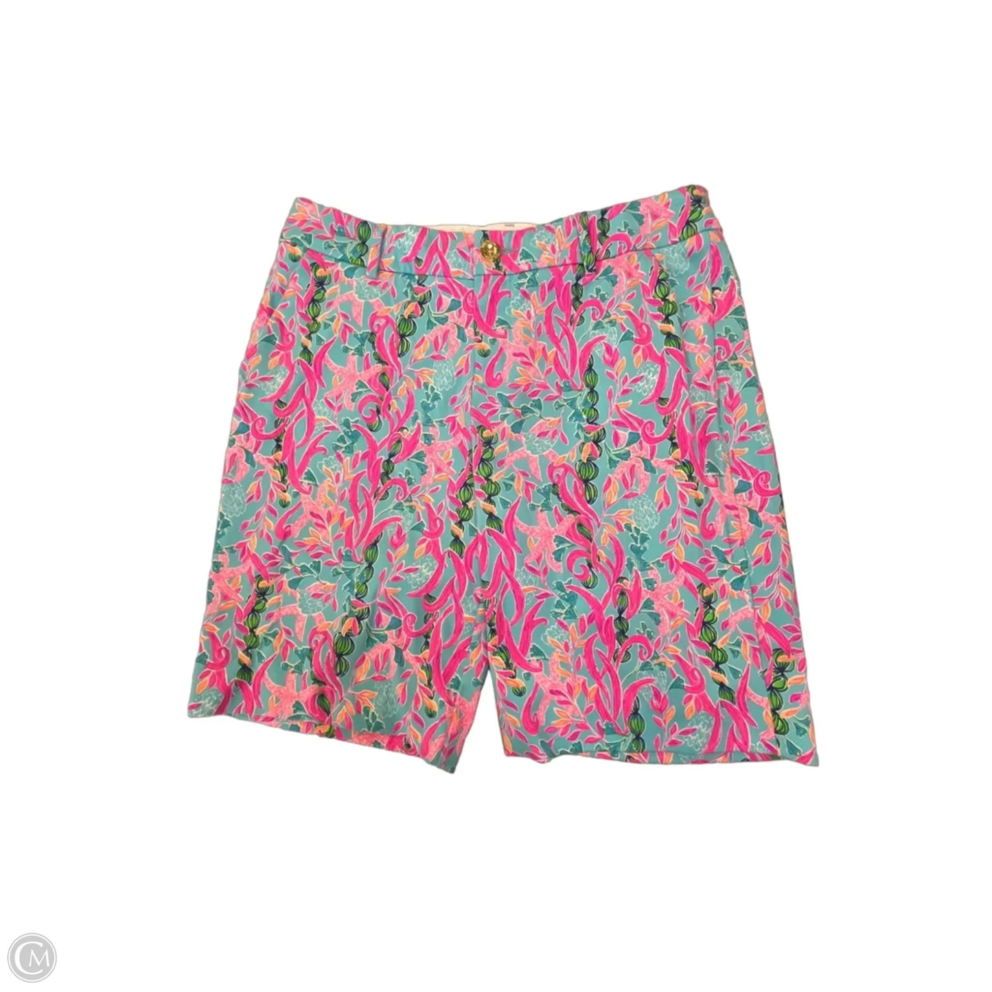 Shorts Designer By Lilly Pulitzer In Tropical Print, Size: M