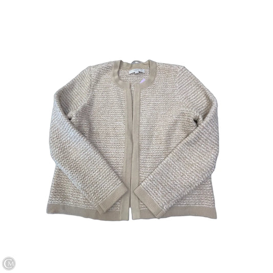 Cardigan By Loft In Tan, Size: L