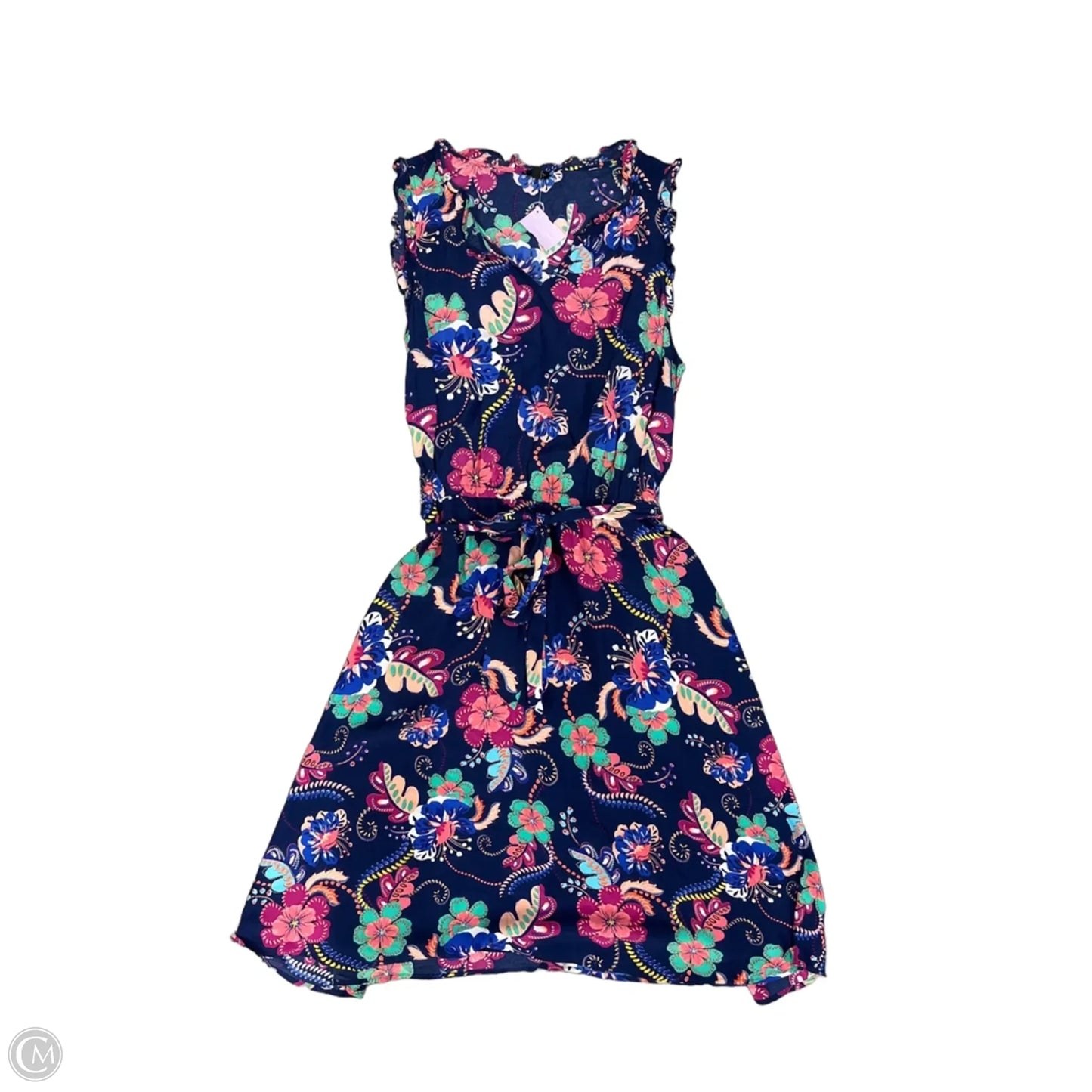 Dress Casual Midi By Talbots In Floral Print, Size: Xl