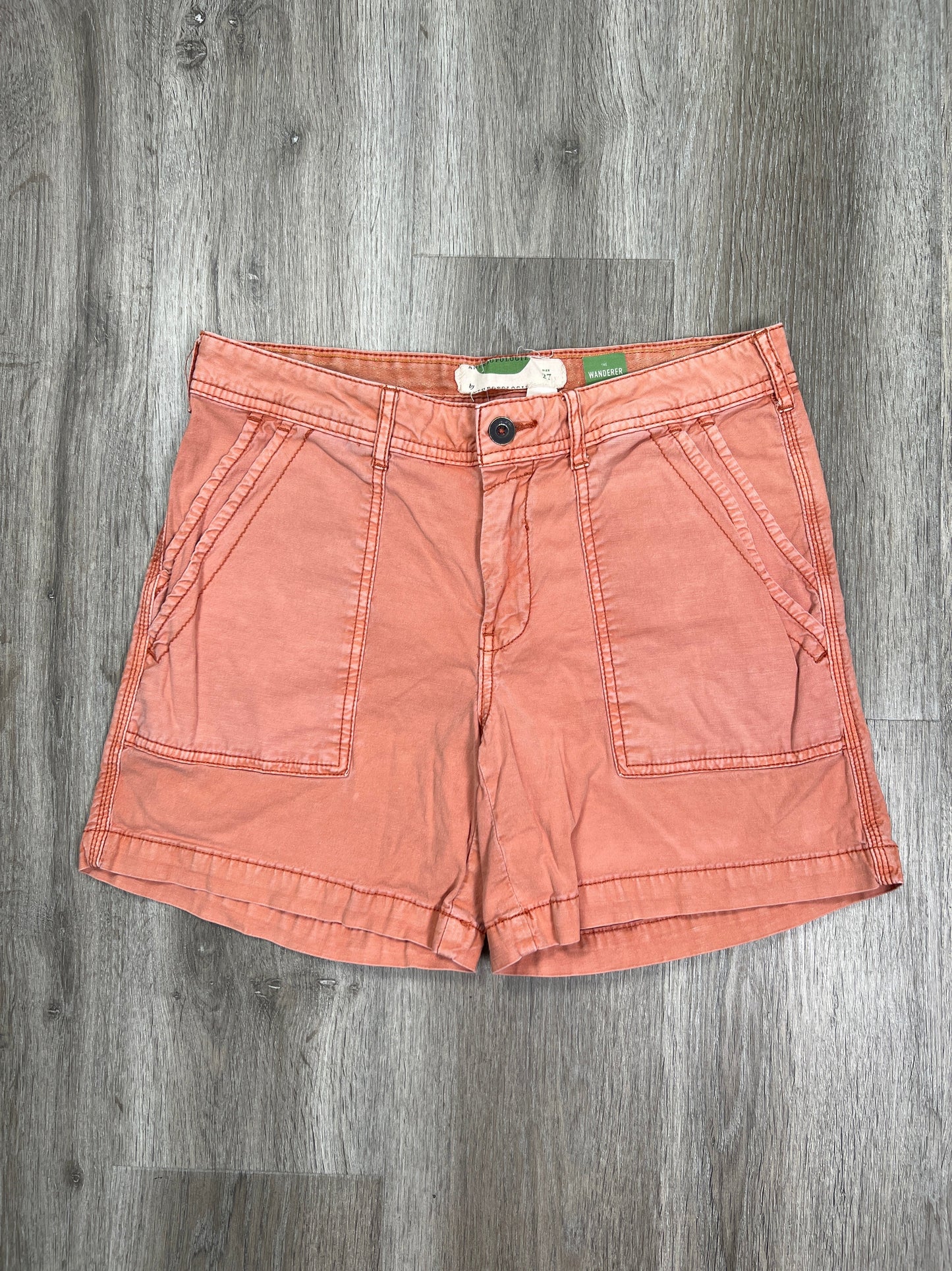 Coral Shorts Anthropologie, Size S