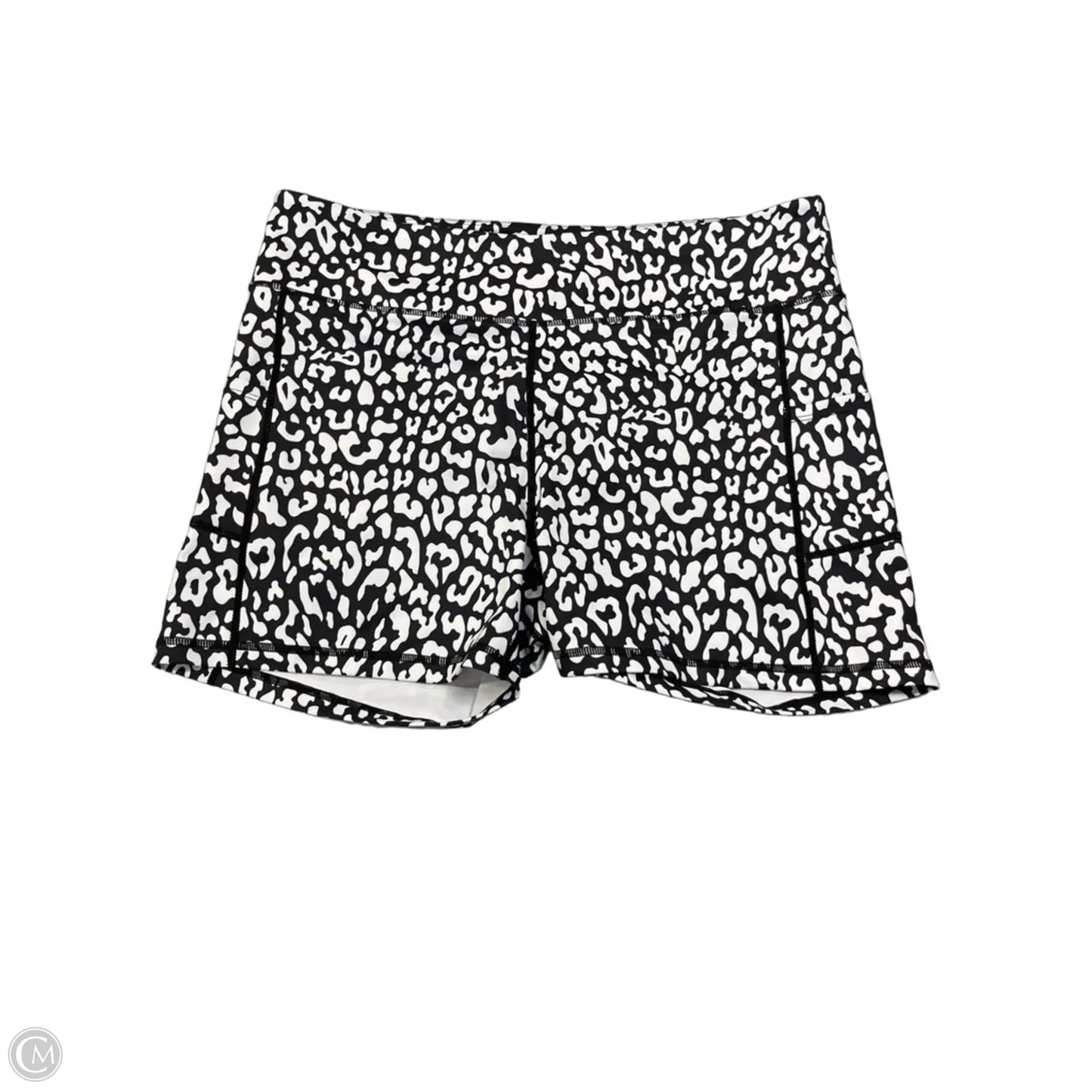 Athletic Shorts By Zyia In Leopard Print, Size: 1x