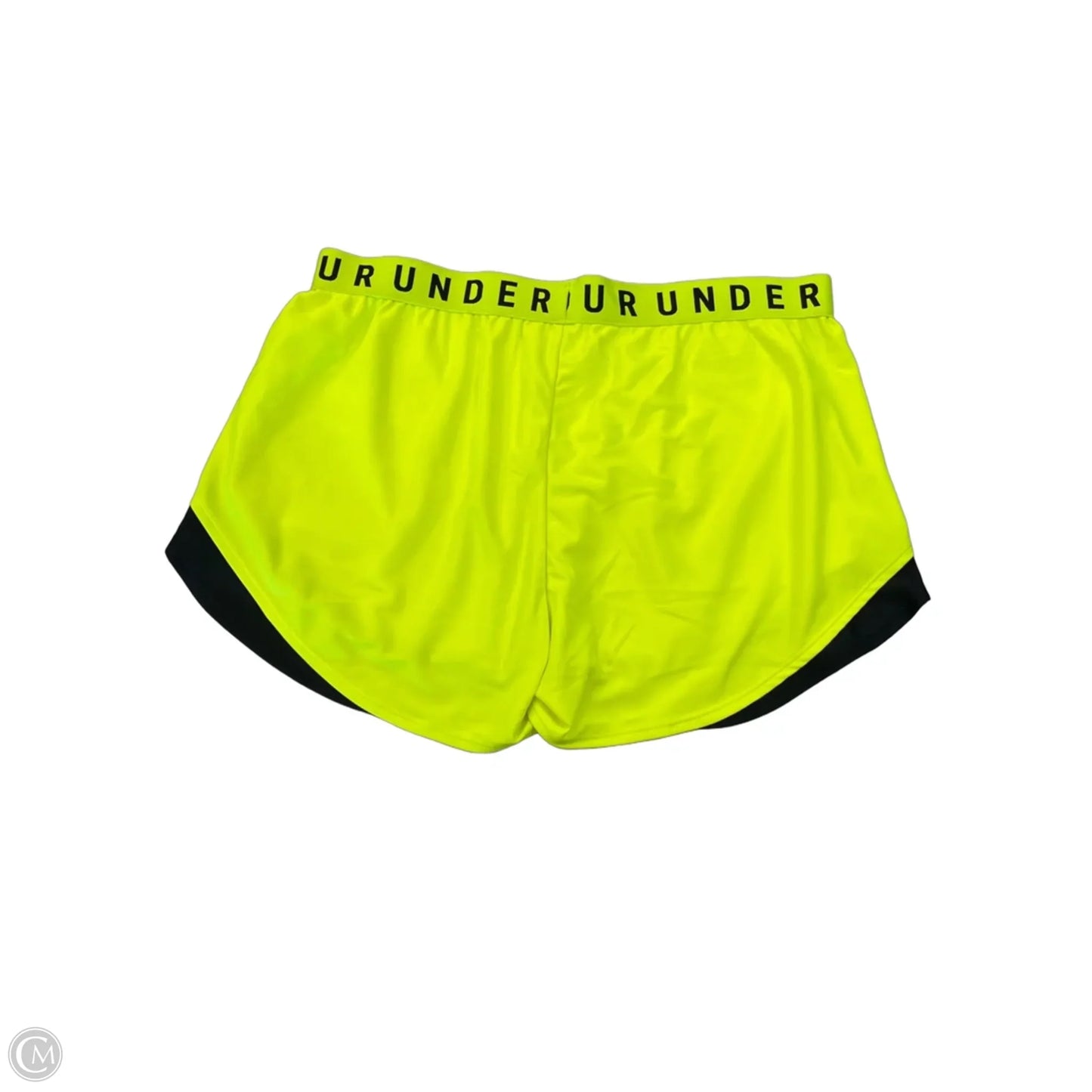 Athletic Shorts By Under Armour In Yellow, Size: Xl