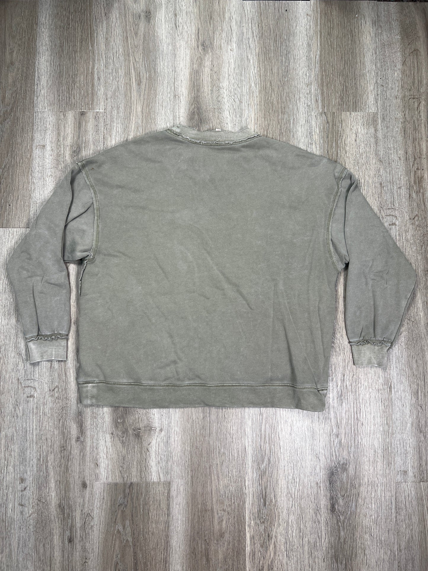 Green Sweatshirt Crewneck Free People, Size M