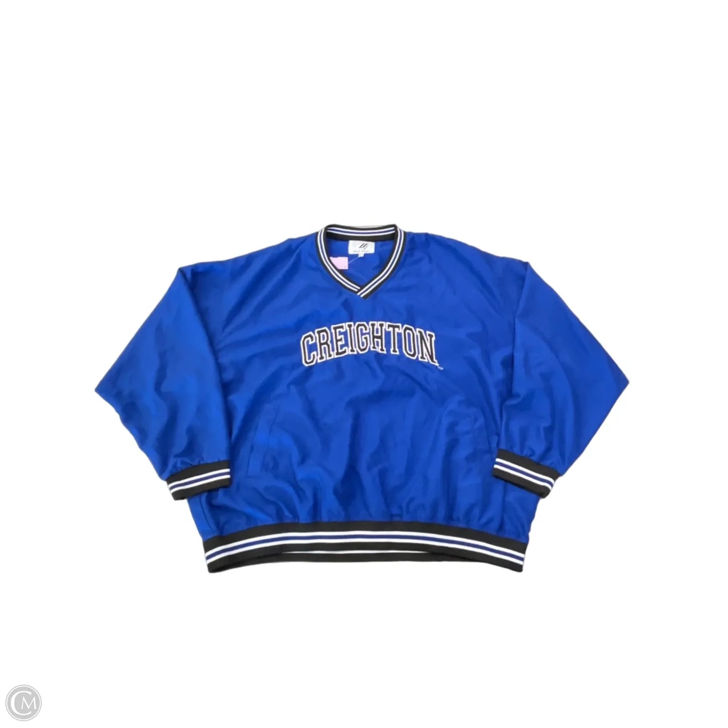 Jacket Windbreaker By Clothes Mentor In Blue, Size: Xxl