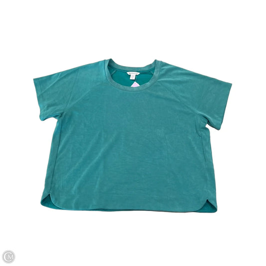 Top Short Sleeve By Athleta In Green, Size: Xl