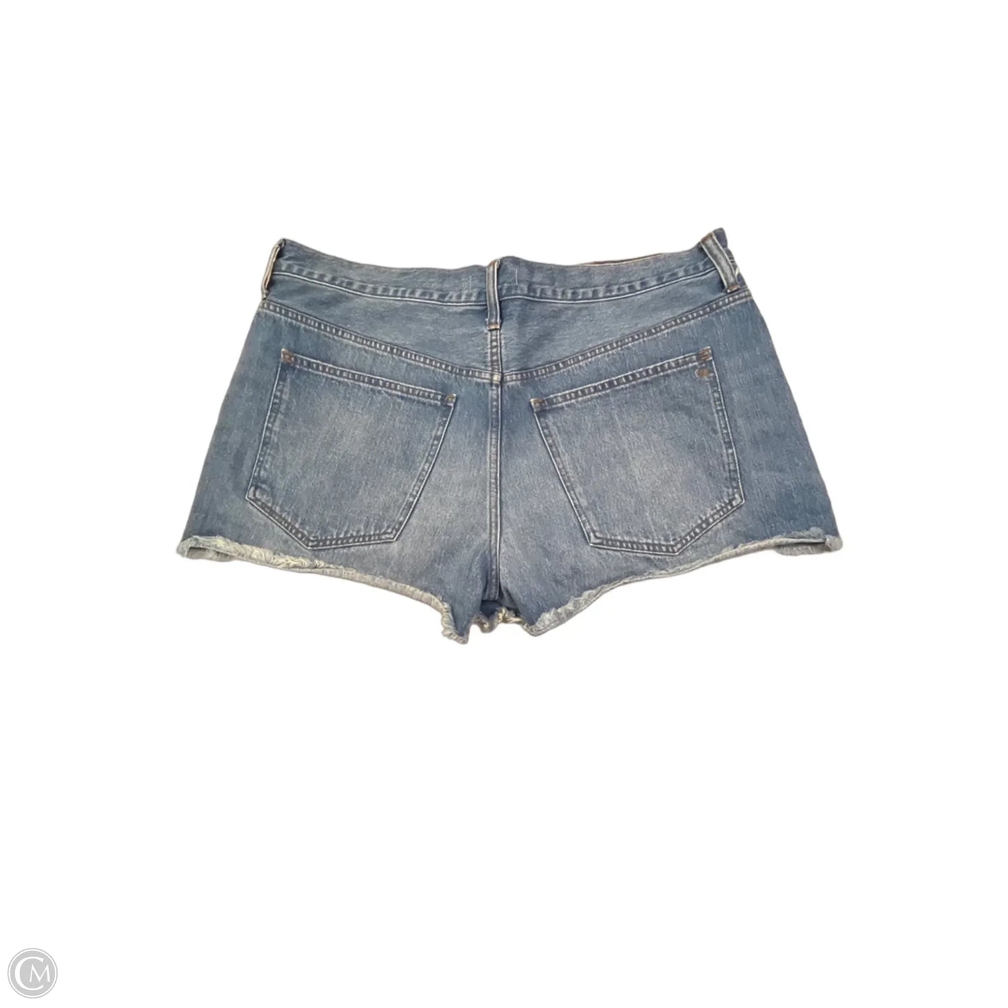 Shorts By Madewell In Blue Denim, Size: Xl