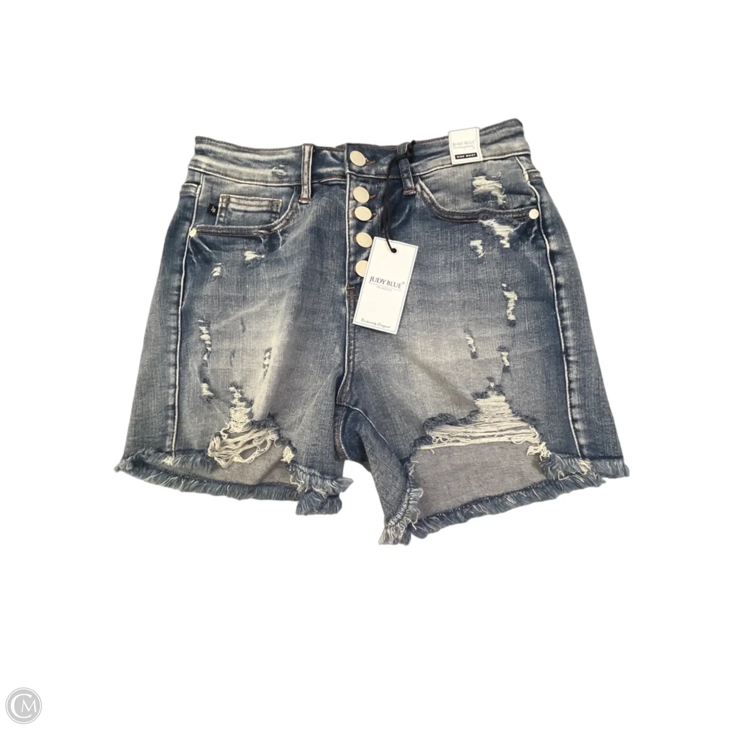 Shorts By Judy Blue In Blue Denim, Size: M