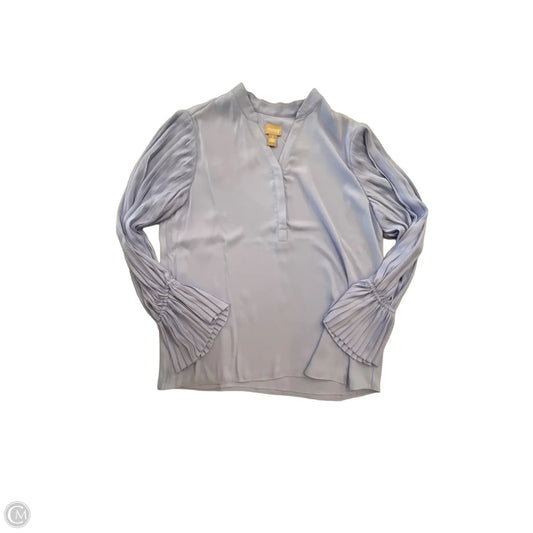 Blouse Long Sleeve By Chicos In Purple, Size: M