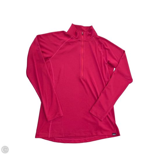 Athletic Top Long Sleeve Crewneck By Patagonia In Pink, Size: Xl