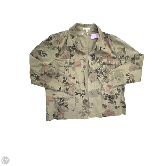 Jacket Shirt By Maurices In Floral Print, Size: Xl