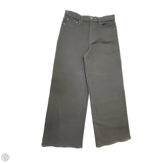 Jeans Wide Leg By Daze In Black Denim, Size: 10p