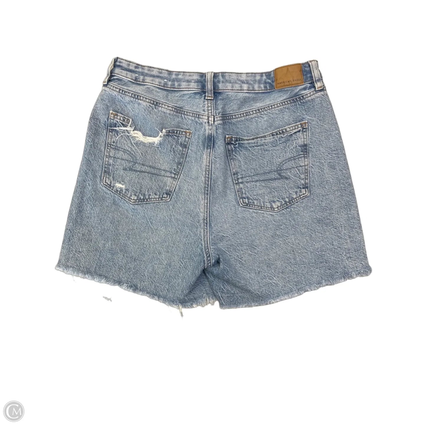 Shorts By American Eagle In Blue Denim, Size: M