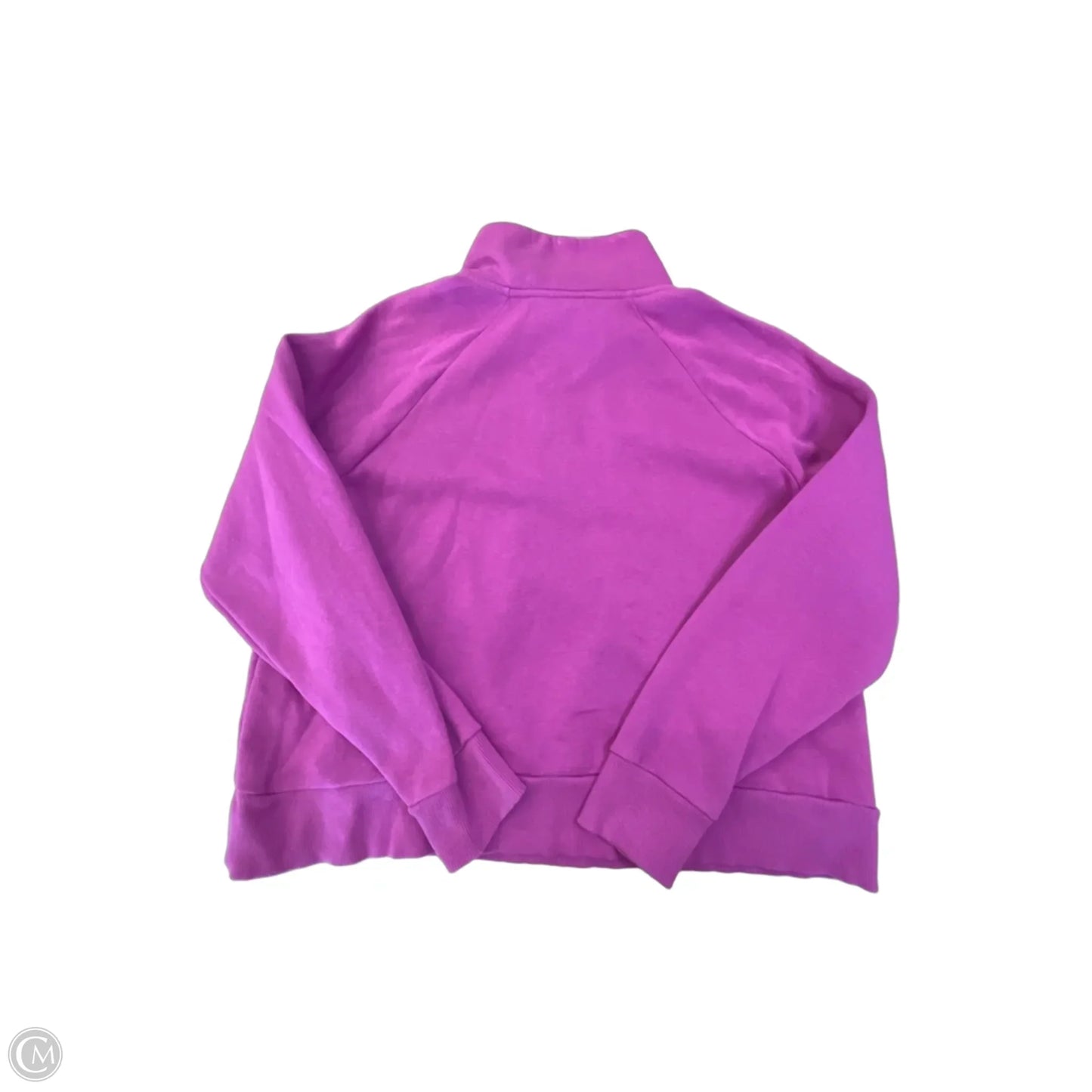 Athletic Sweatshirt Collar By Under Armour In Purple, Size: L