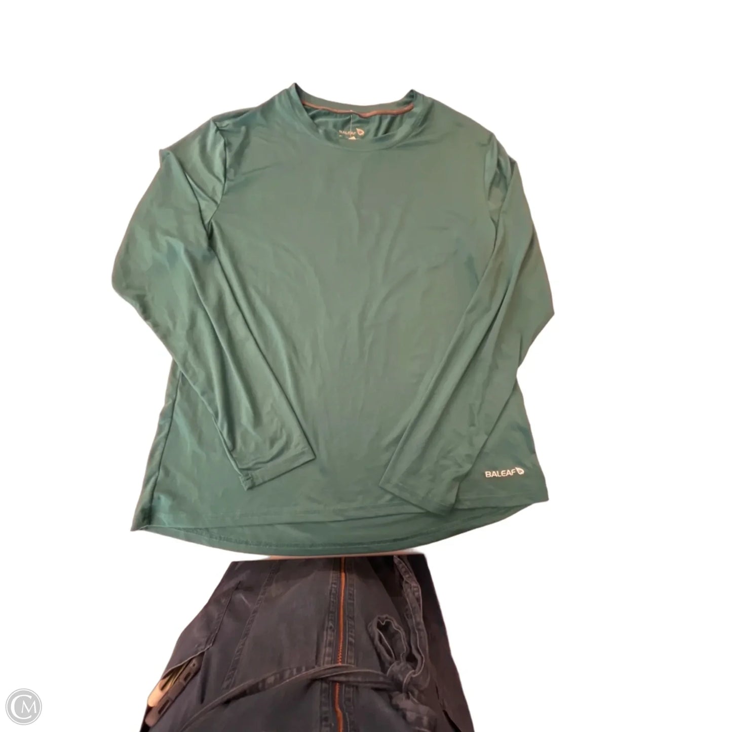 Athletic Top Long Sleeve Crewneck By Baleaf In Teal, Size: Xl
