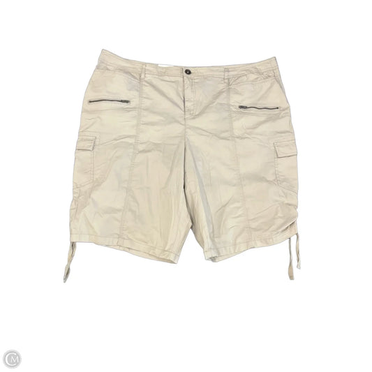 Shorts By Style And Co Collection Women In Beige, Size: Xxl