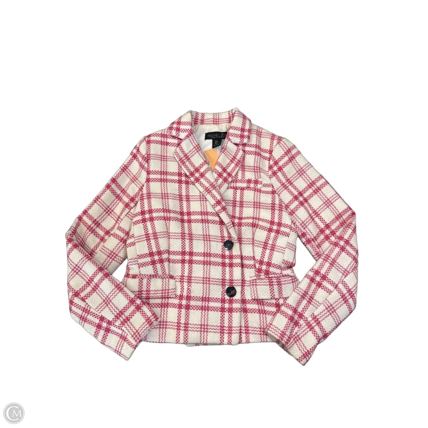 Blazer By Rachel Zoe In Pink & White, Size: S