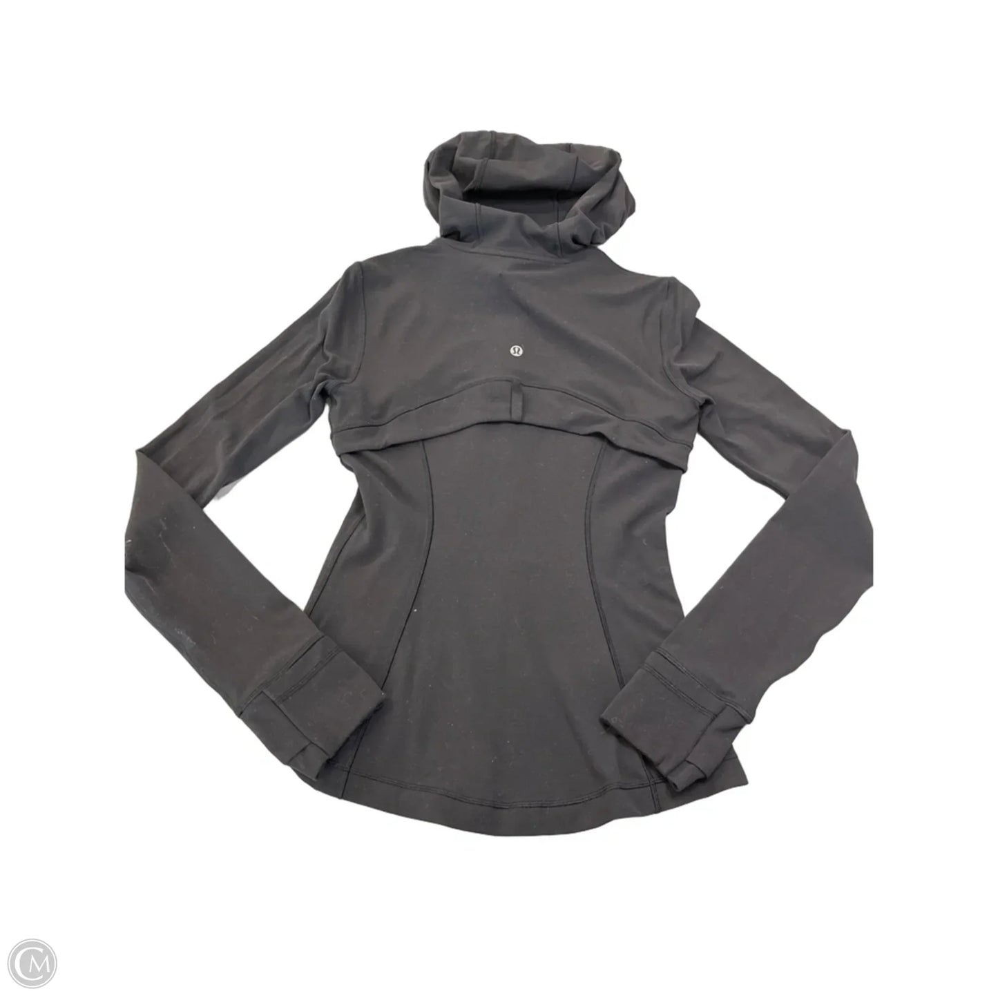 Athletic Jacket By Lululemon In Black, Size: S