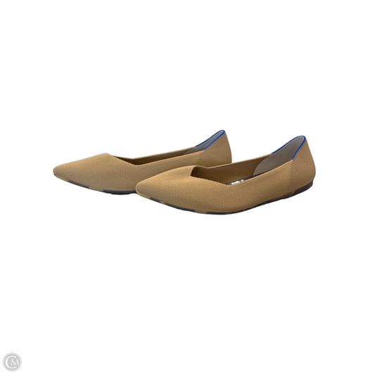 Shoes Flats By Rothys In Tan, Size: 12