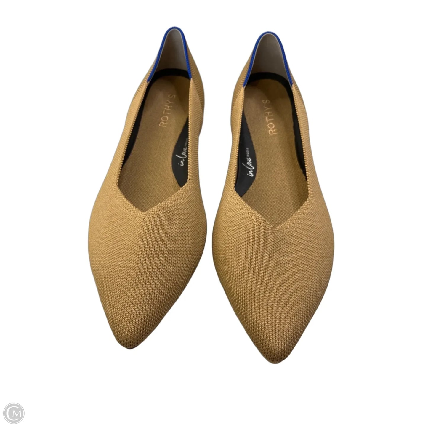 Shoes Flats By Rothys In Tan, Size: 12