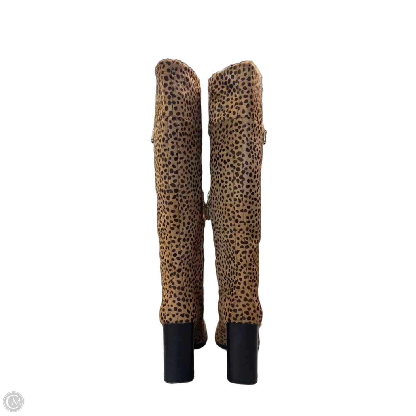 Boots Designer By Diane Von Furstenberg In Animal Print, Size: 7.5