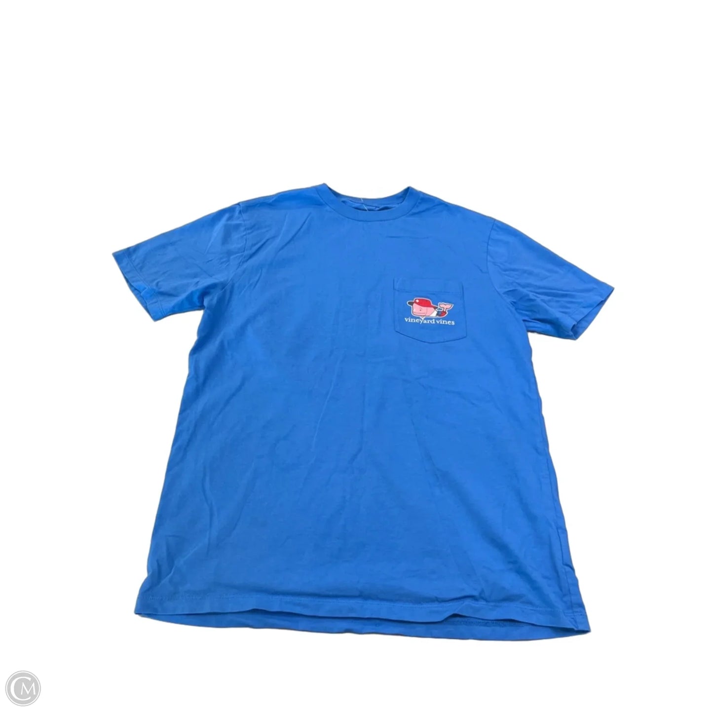 Top Short Sleeve Basic By Vineyard Vines In Blue, Size: S
