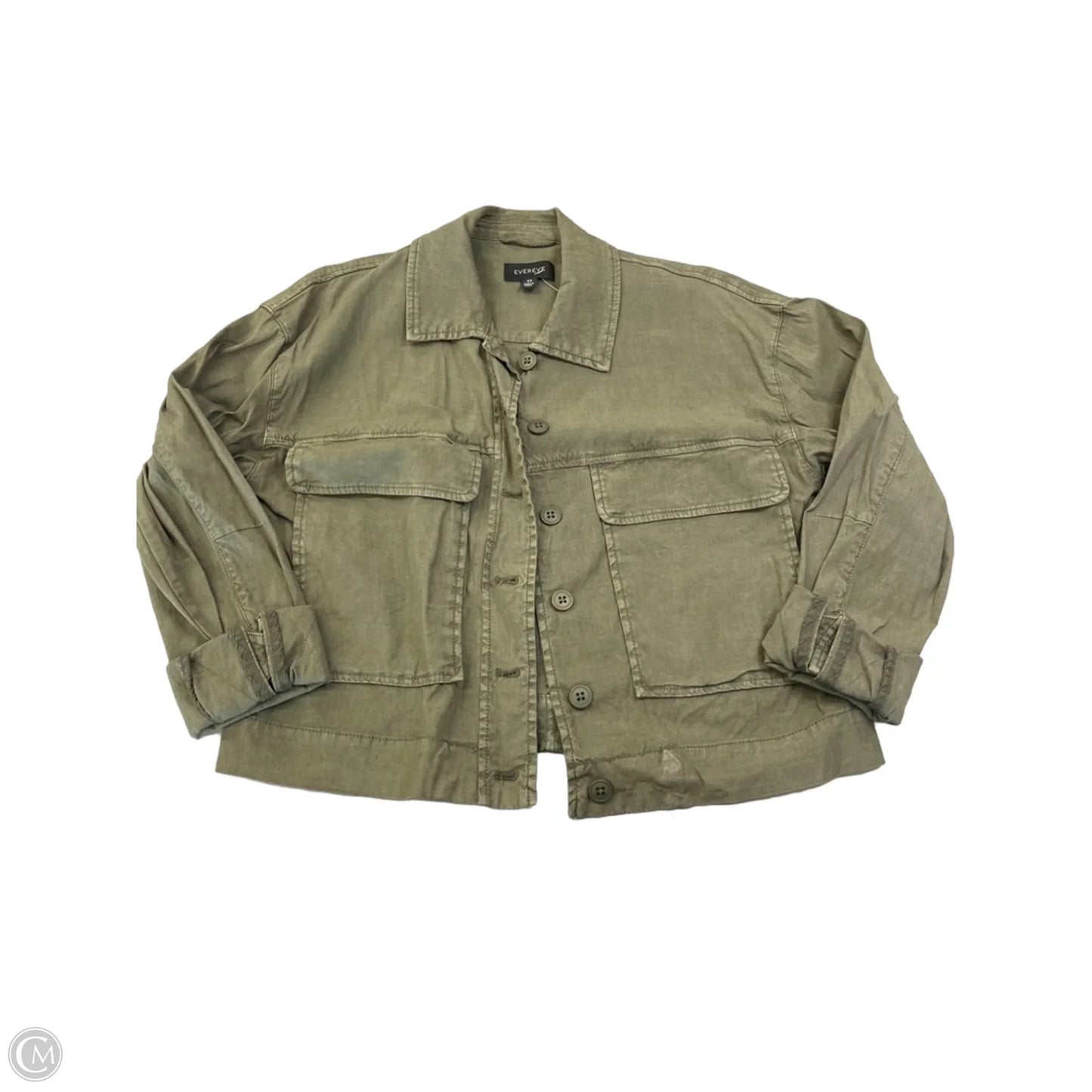 Jacket Other By Evereve In Green, Size: Xs