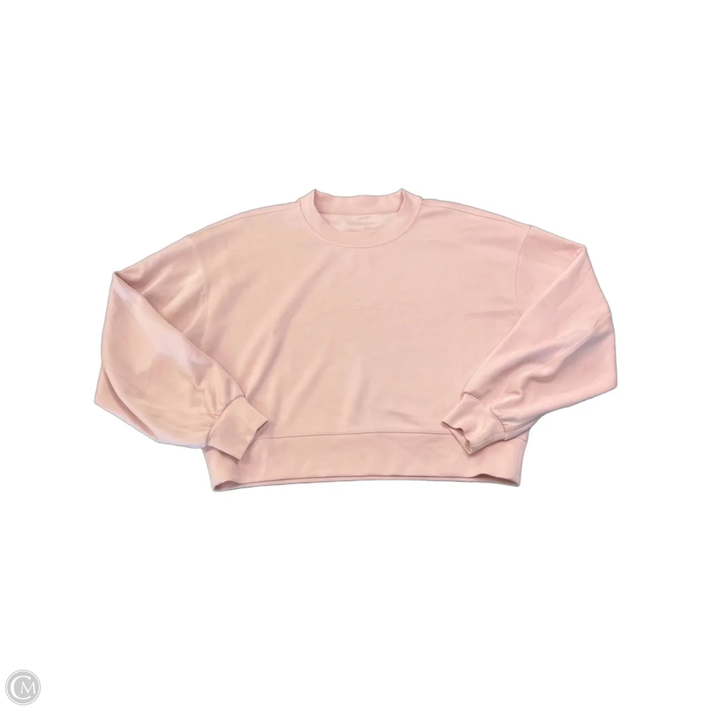 Athletic Sweatshirt Crewneck By Lululemon In Pink, Size: M