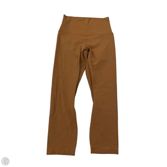 Athletic Leggings Capris By Lululemon In Brown, Size: S