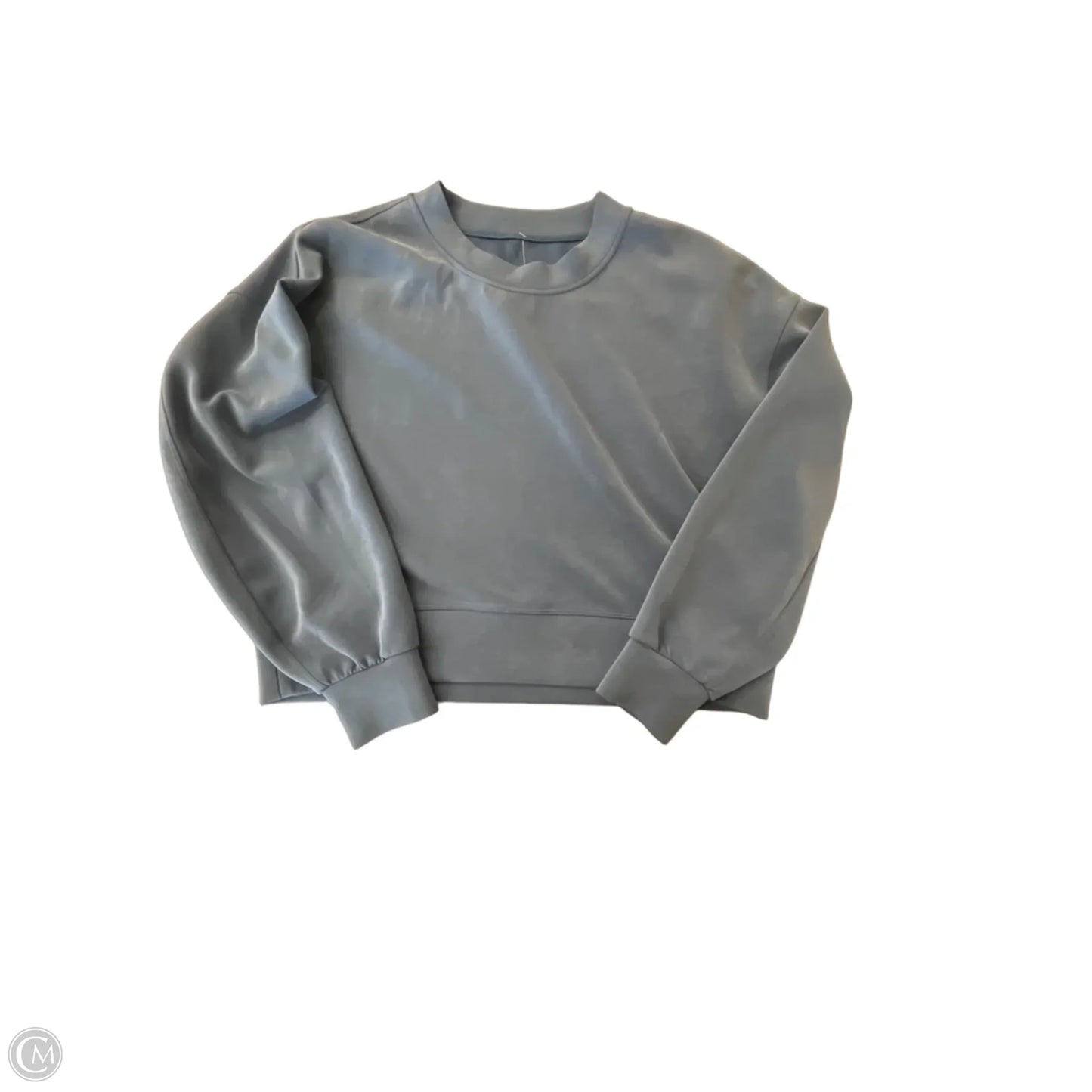 Athletic Sweatshirt Crewneck By Lululemon In Blue, Size: M