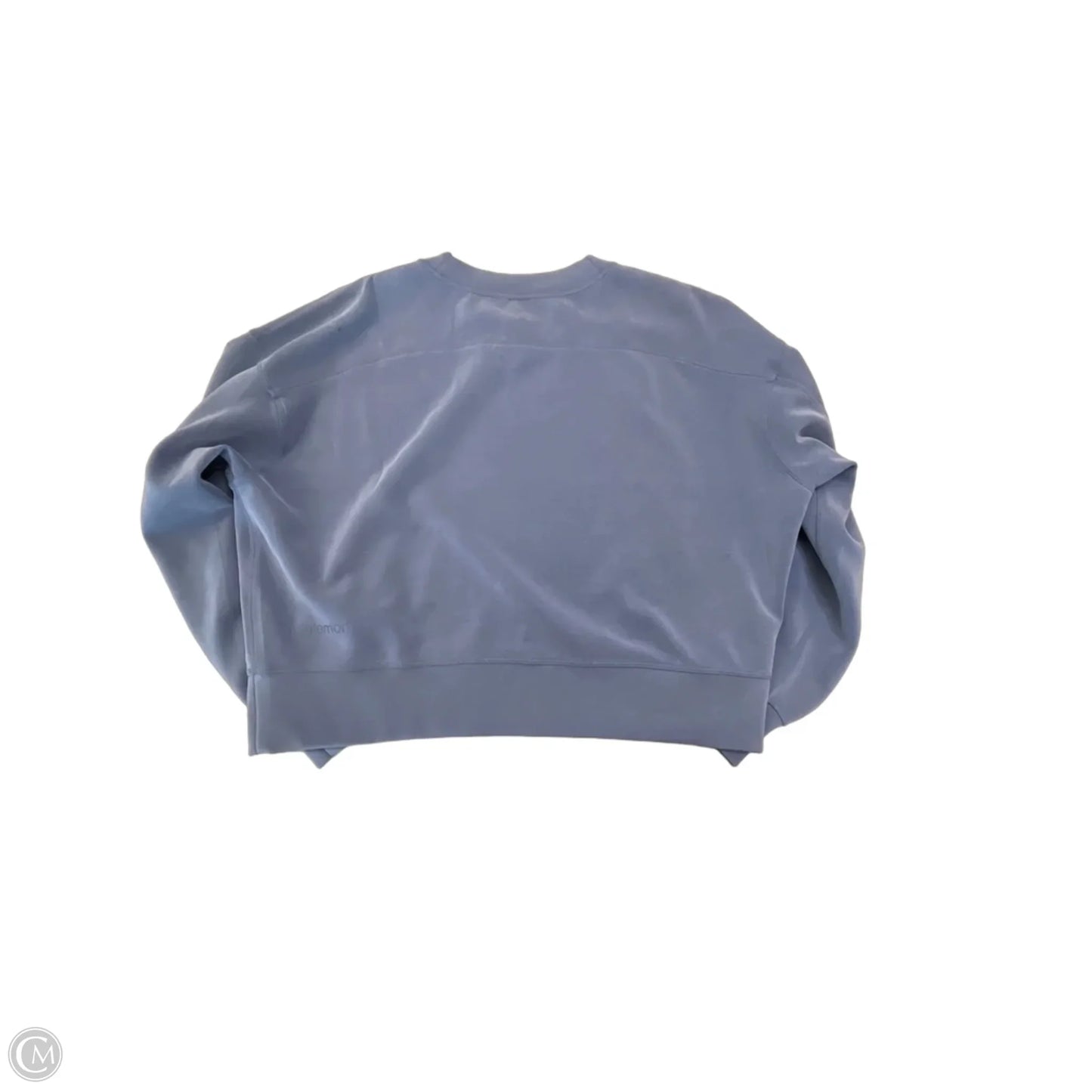Athletic Sweatshirt Crewneck By Lululemon In Blue, Size: M