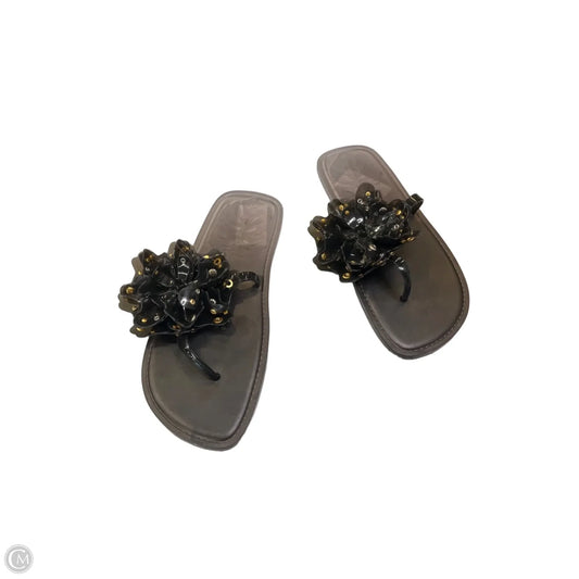 Sandals Flip Flops By Farm Rio In Ombre Print, Size: 10.5