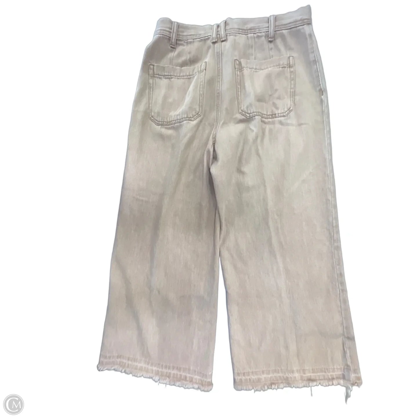 Jeans Wide Leg By Sincerely Jules In Tan Denim, Size: 6