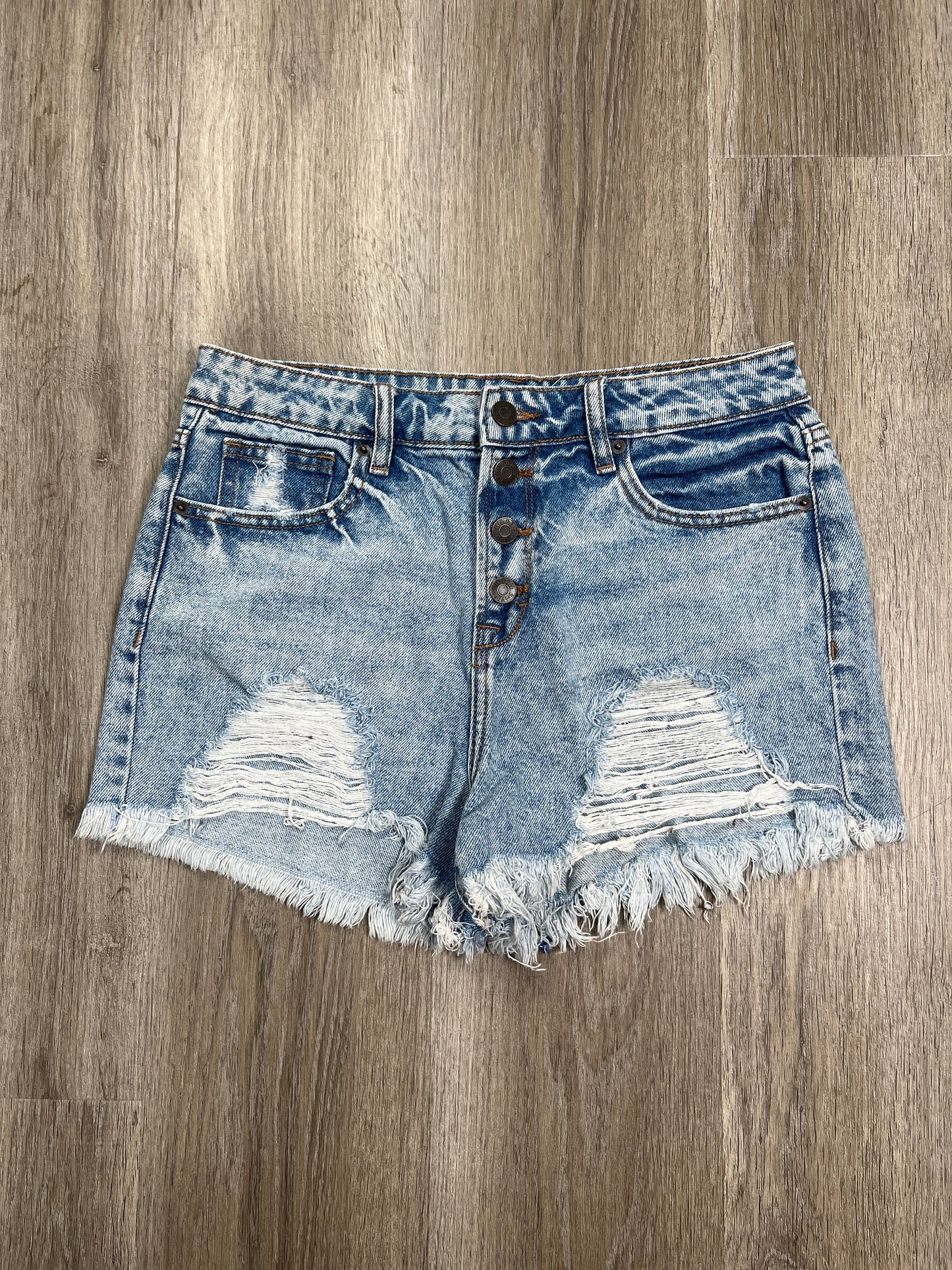 Blue Denim Shorts HIDDEN, Size M