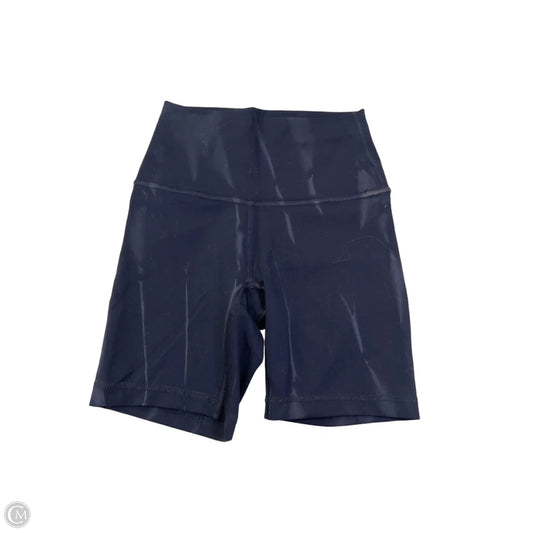 Athletic Shorts By Lululemon In Navy, Size: Xs
